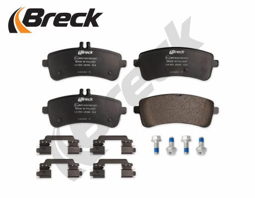 BRECK Bremsbelagsatz, Scheibenbremse